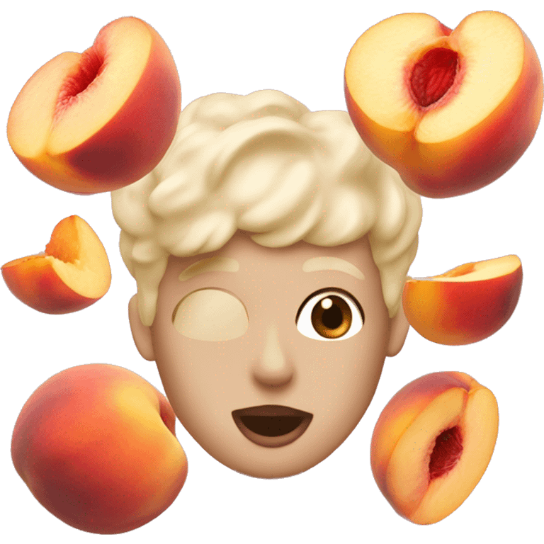 Peaches and cream emoji