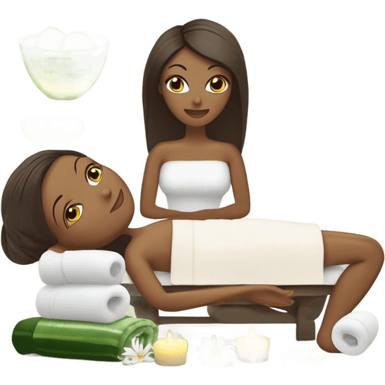 Spa day emoji