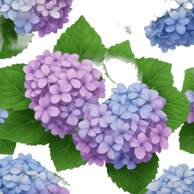 hydrangeas  emoji