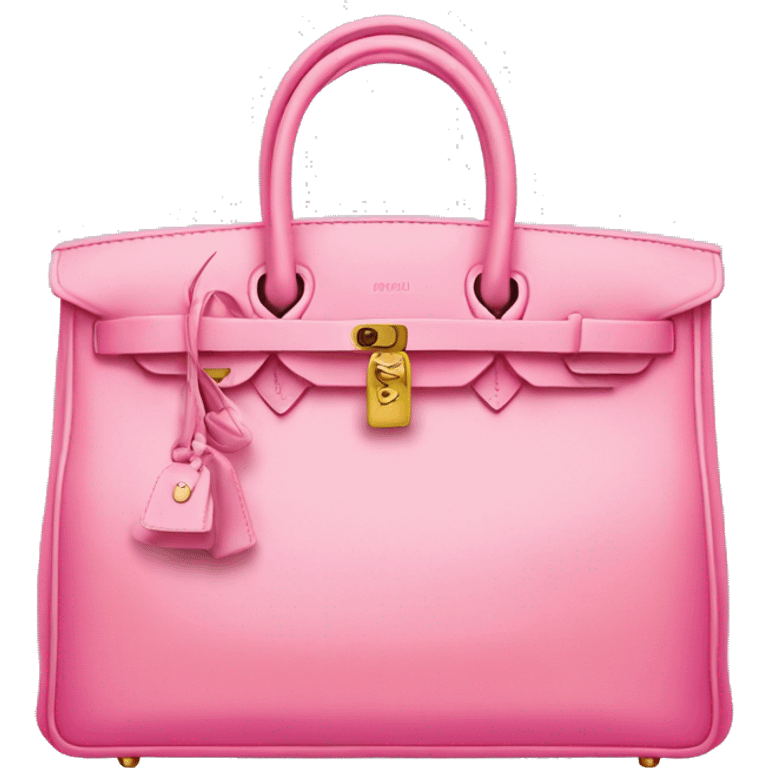 Birkin bag pink emoji