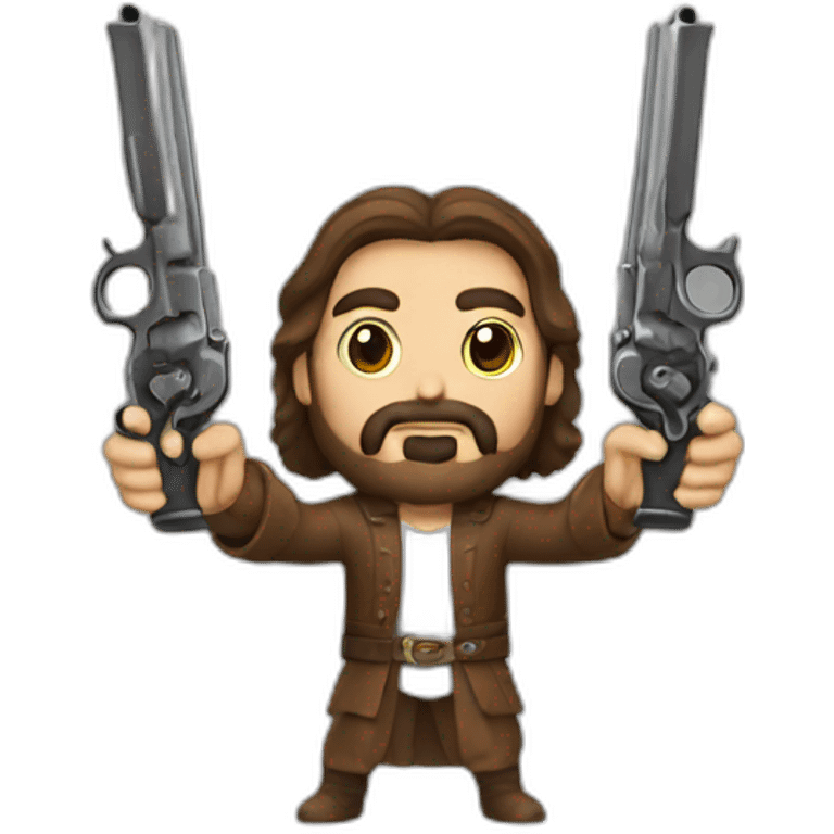 Duel Revolver Jesus emoji