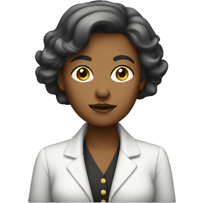 Bossy class lady emoji