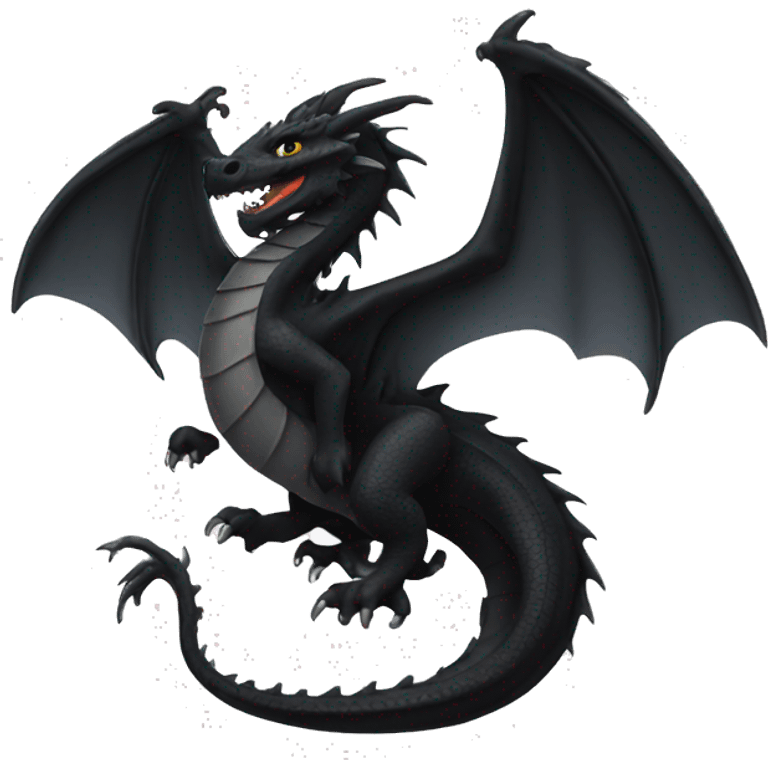 Black dragon  emoji