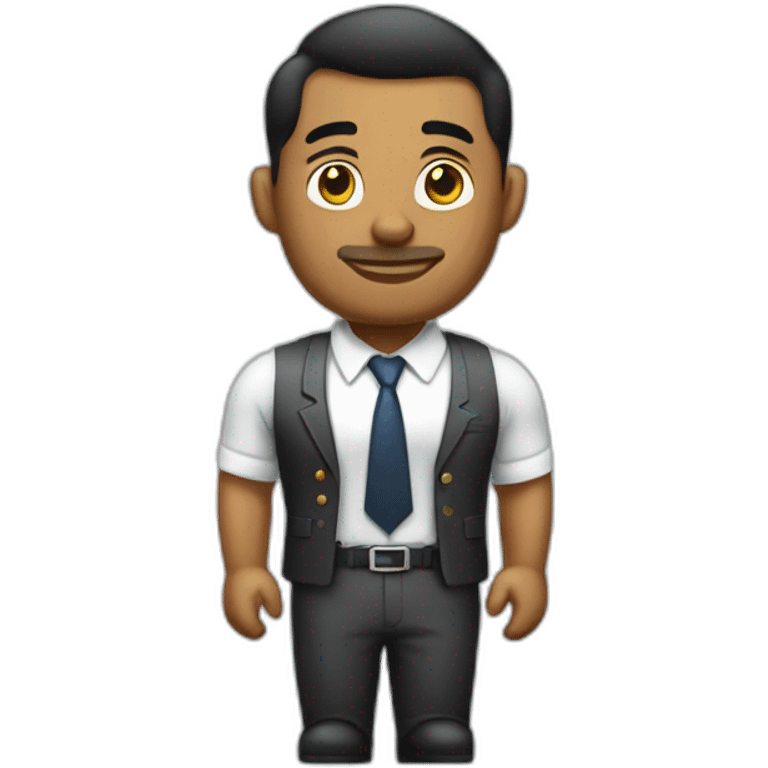 alpha male muscular well dressed emoji