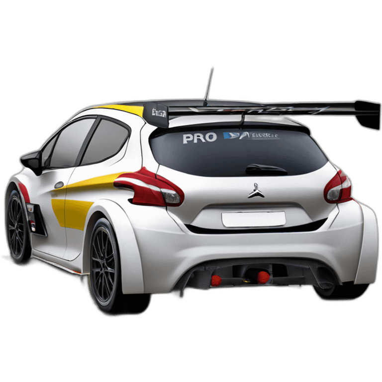 hiperrealist peugeot 208 T16 Pikes Peak emoji