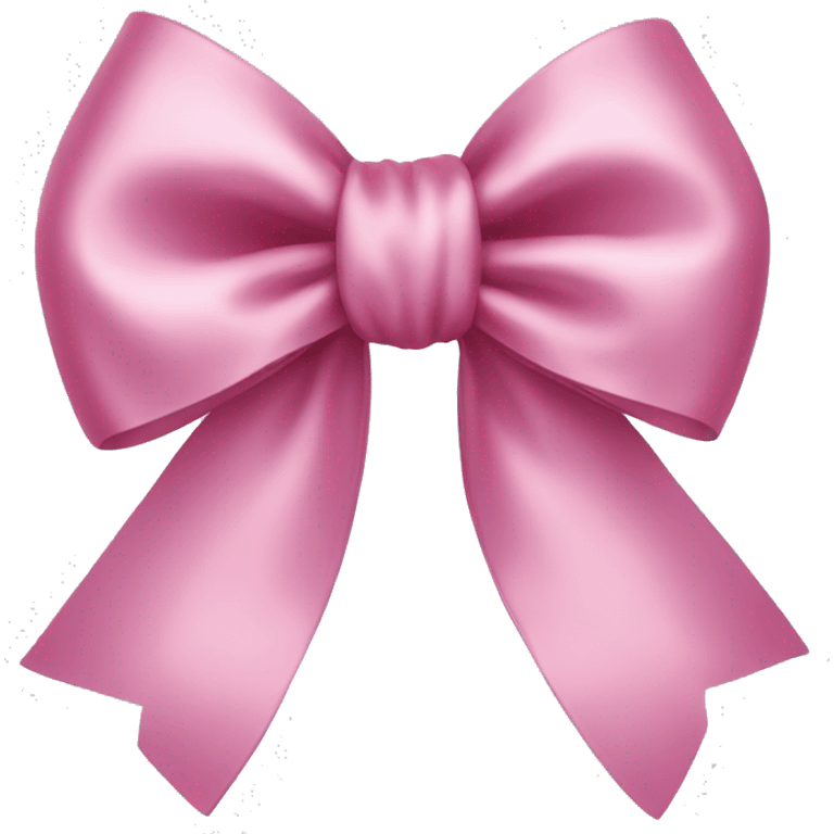 Pink satin bow  emoji