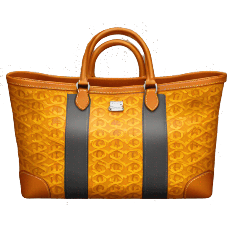 Goyard designer tote bag emoji emoji