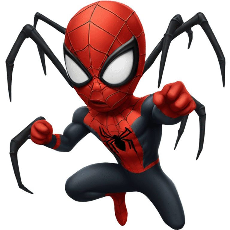 Black Spider- Man  emoji