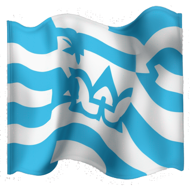 Olympique de Marseille soccer flag emoji