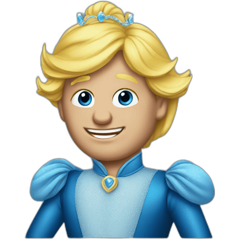 Trump dressed as Cinderella emoji