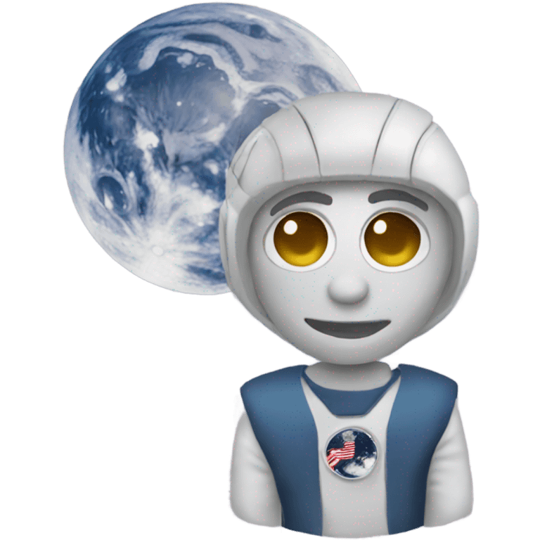 Man on moon emoji