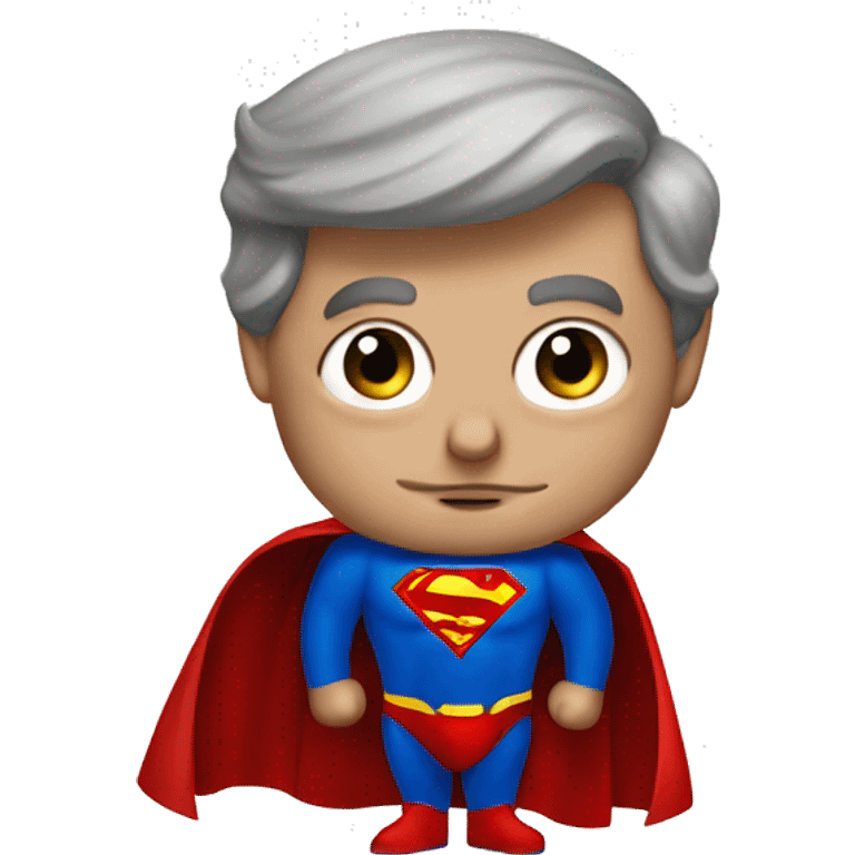 donald trump dressed as superman emoji