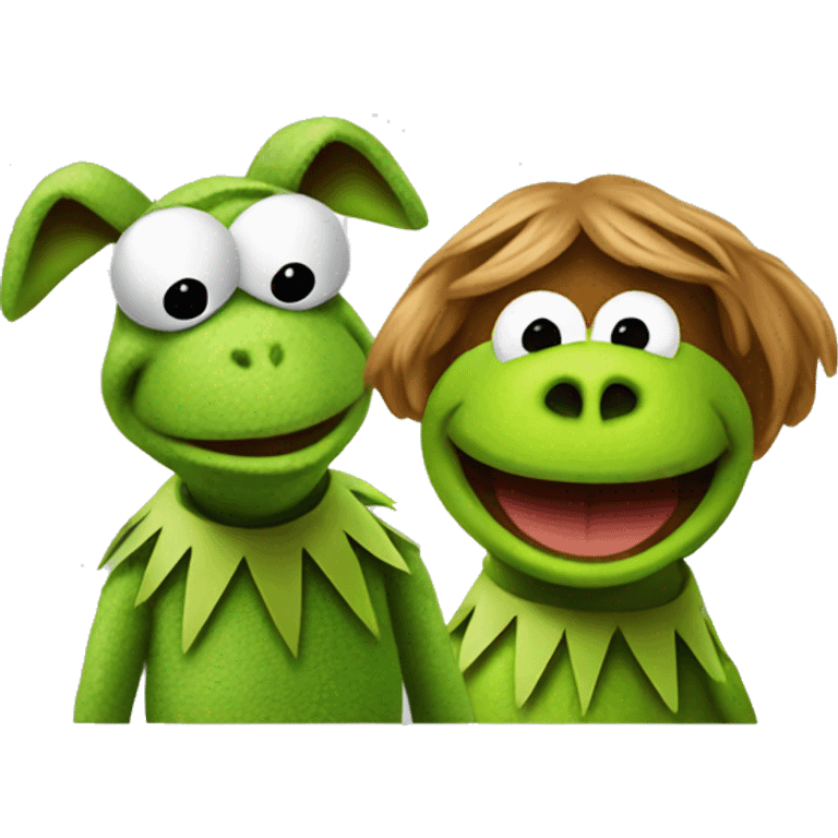 Alf and Kermit emoji