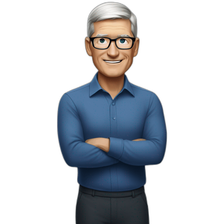 Tim Cook christmas edition emoji