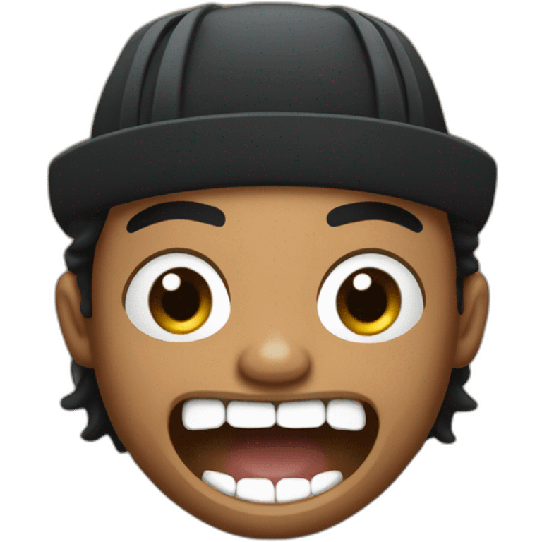 Ronaldinho Gaucho Face with big teeth emoji