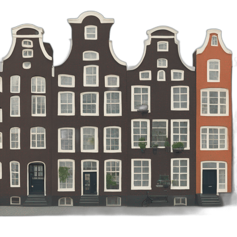 amsterdam houses emoji