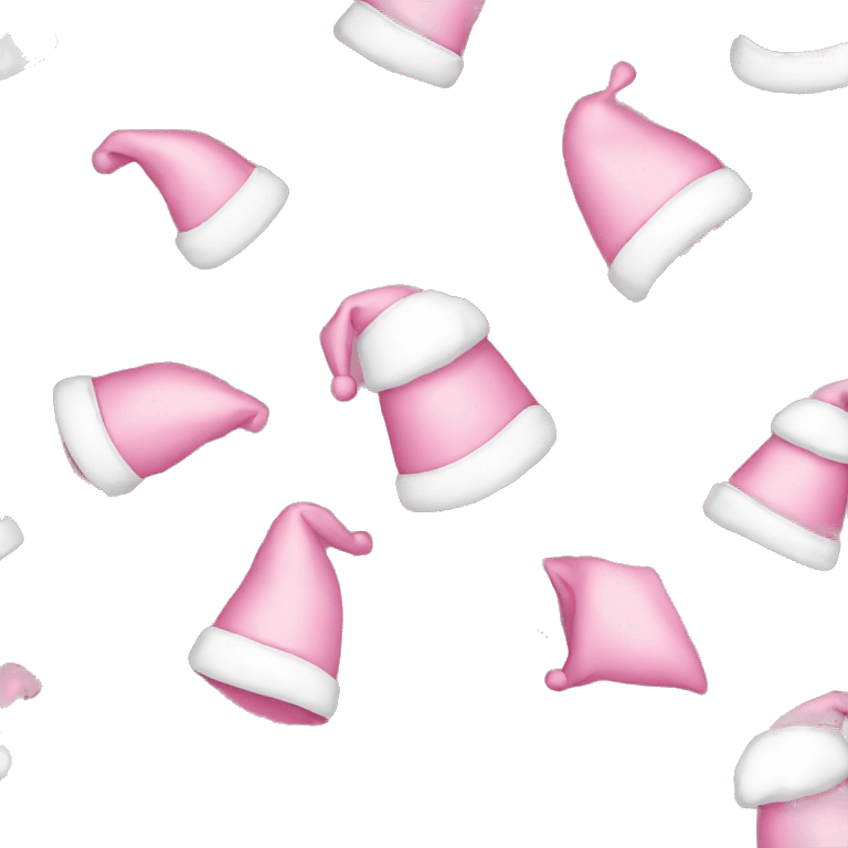 light pink santa hat emoji