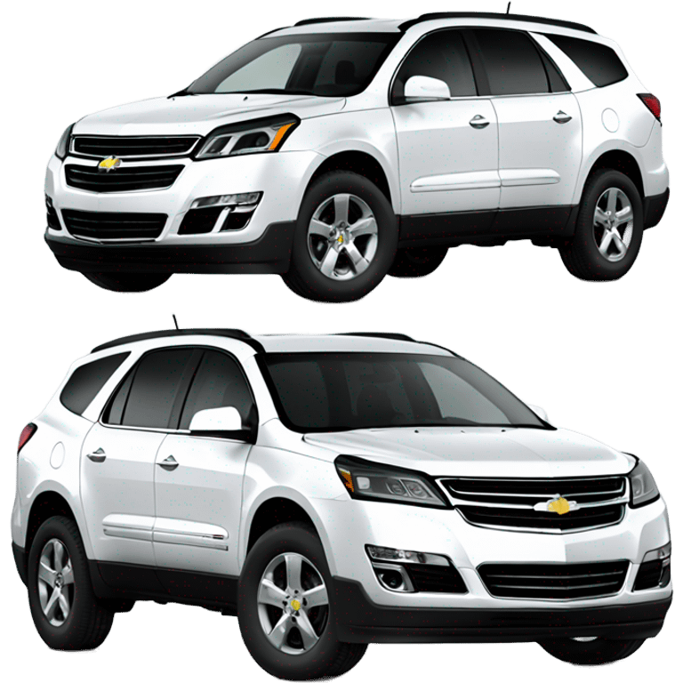 White Chevy traverse emoji