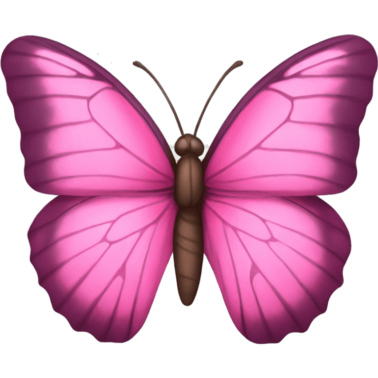 Pink butterfly  emoji