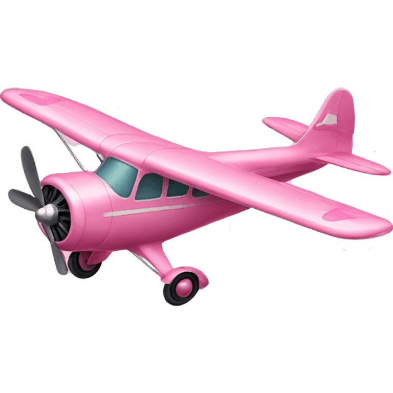 Vintage pink airplane  emoji