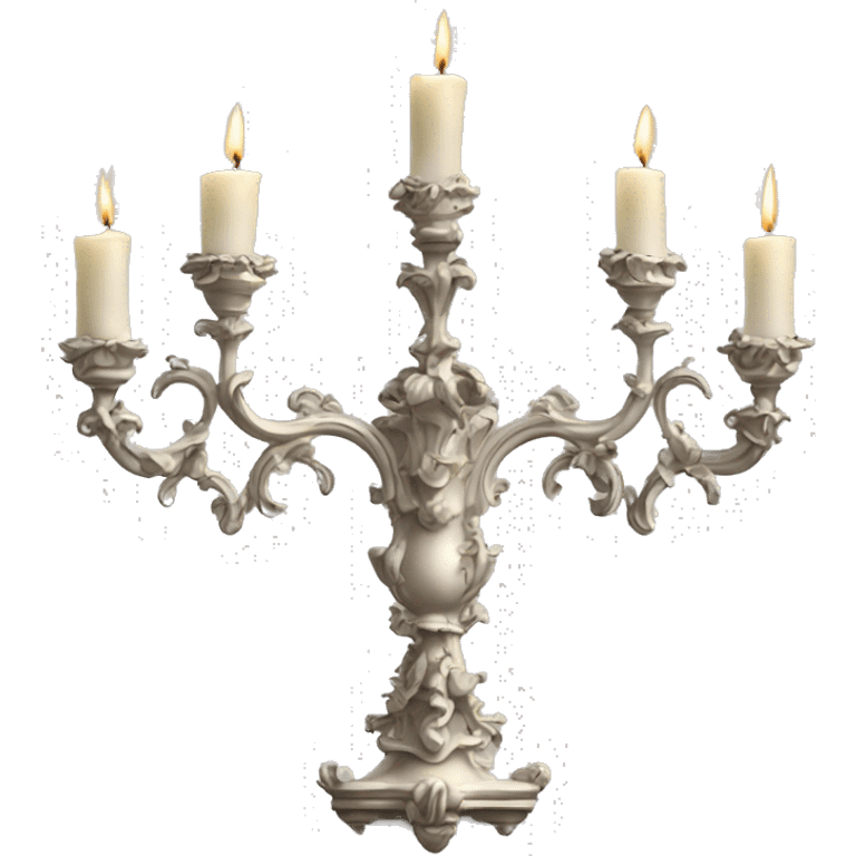 Rococo candelabra  emoji