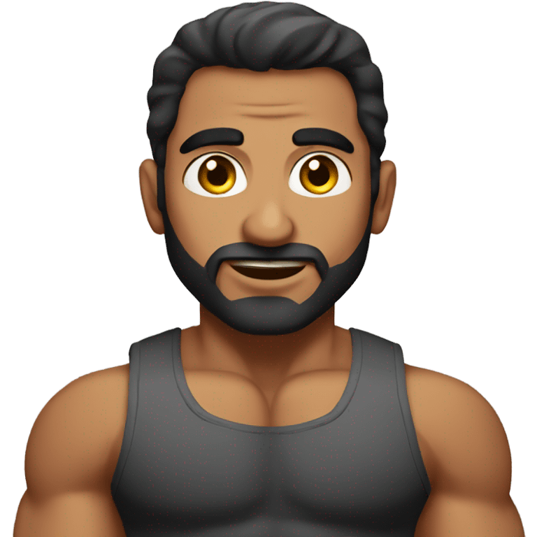 Arabic man bodybuilder  emoji