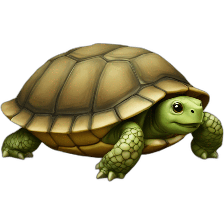 Caca sur tortue emoji