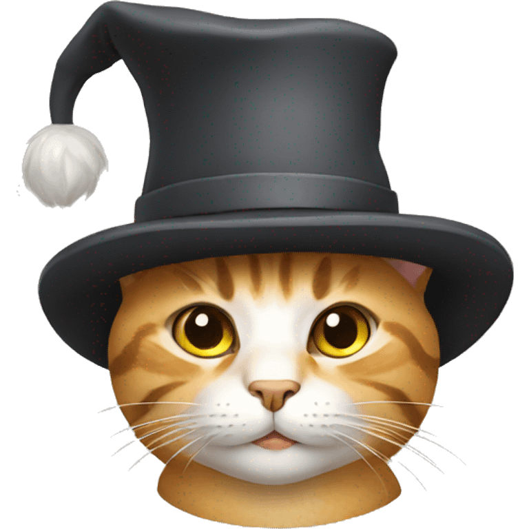 Cat with a hat emoji