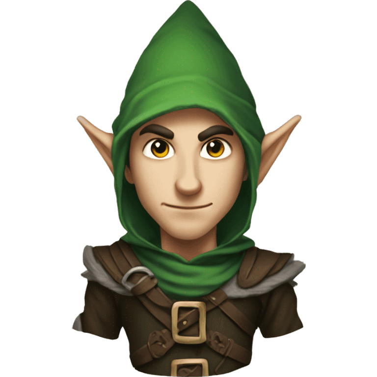 rogue male elf fantasy emoji