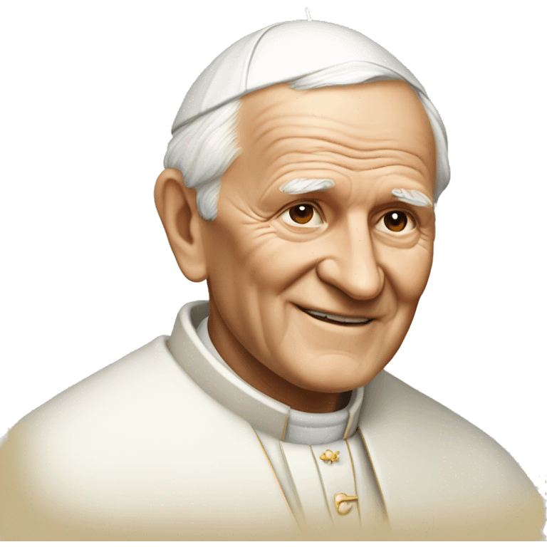 John paul II emoji