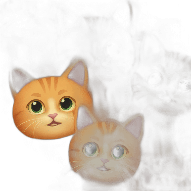 2 orange cats emoji