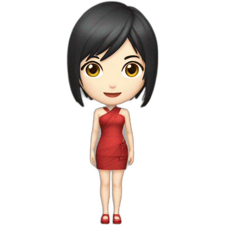 japonesa vestida de ada wong emoji