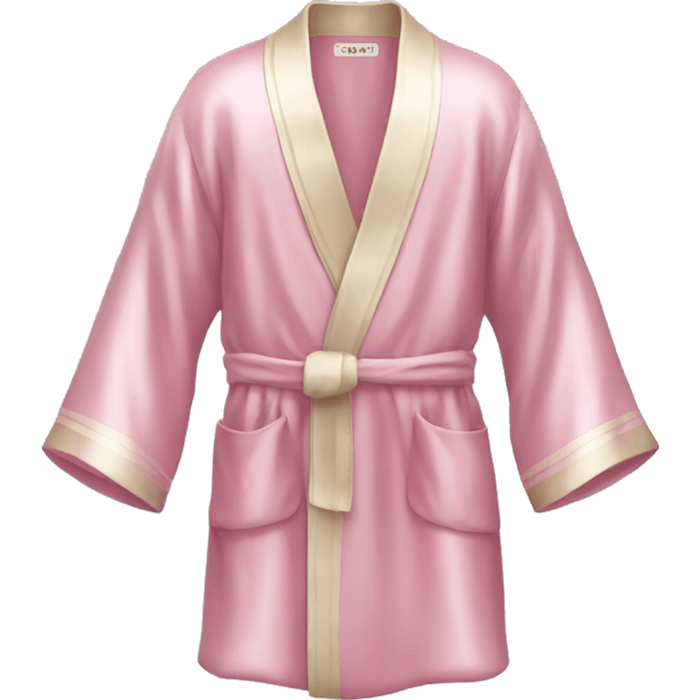 Light pink silk robe emoji