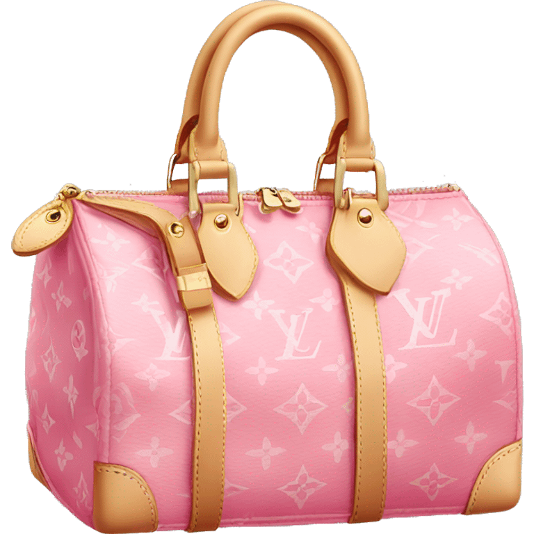 pink louis vuitton bag emoji