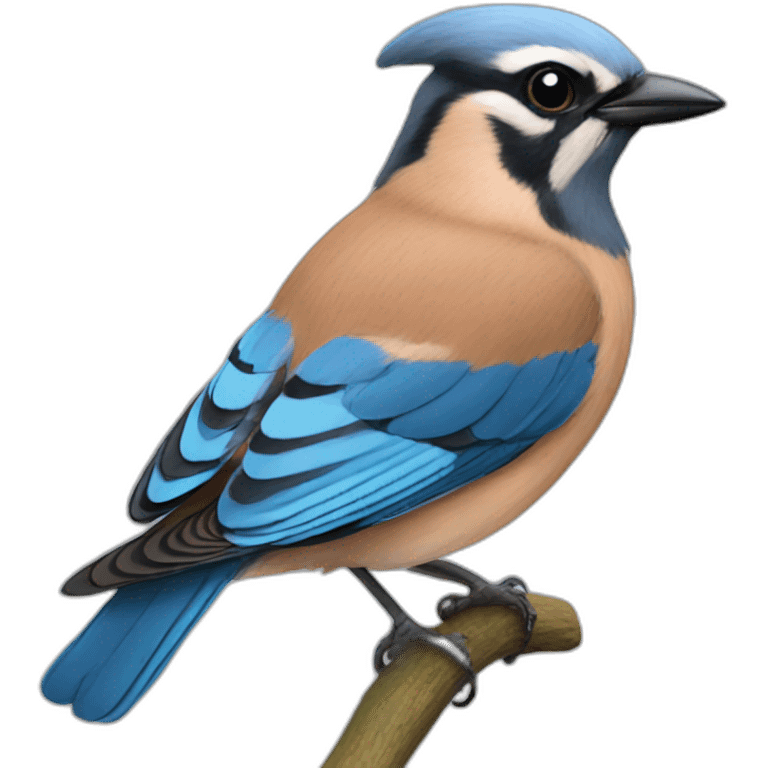 Eurasian jay emoji