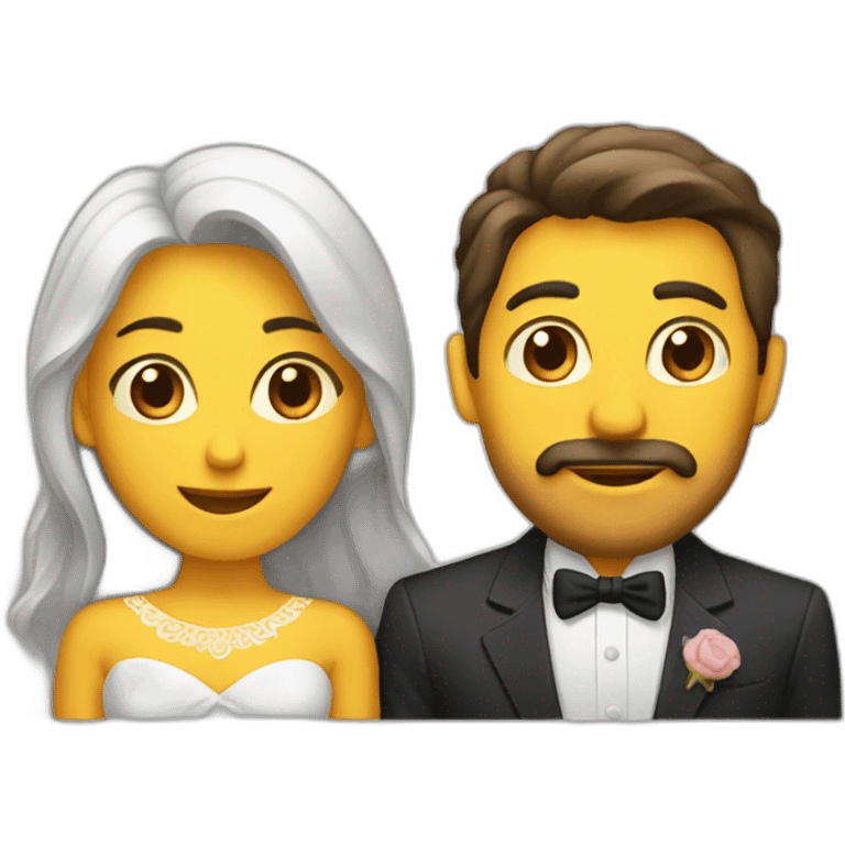 Pareja endaenada emoji