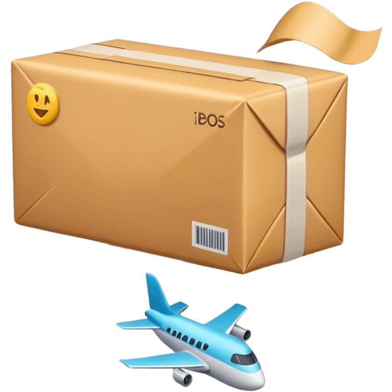 Package dropped from plane emoji