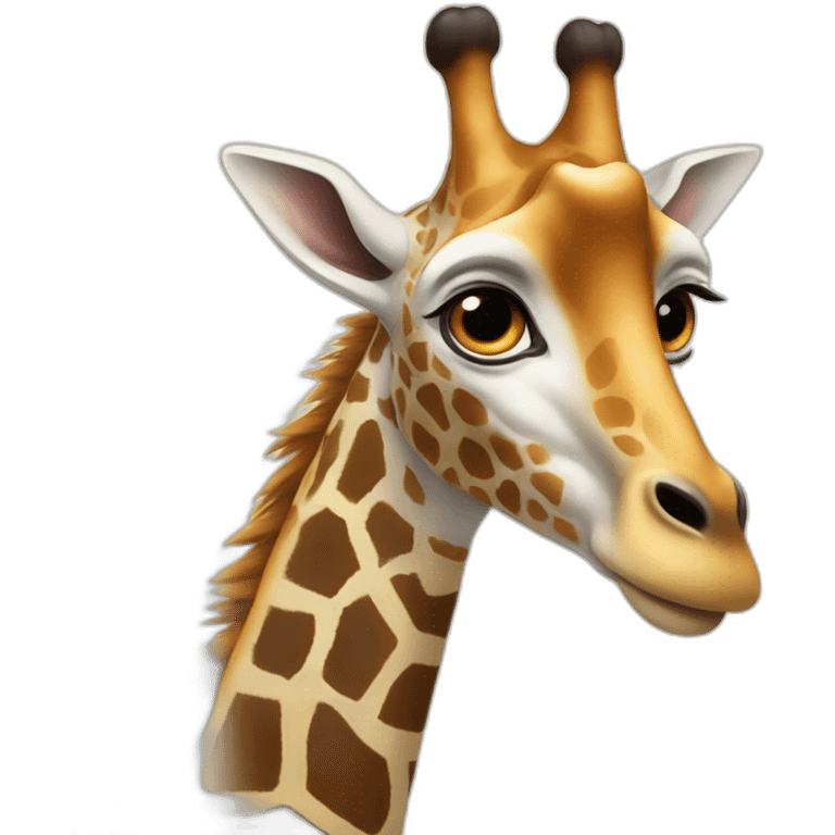 oreille de girafe emoji