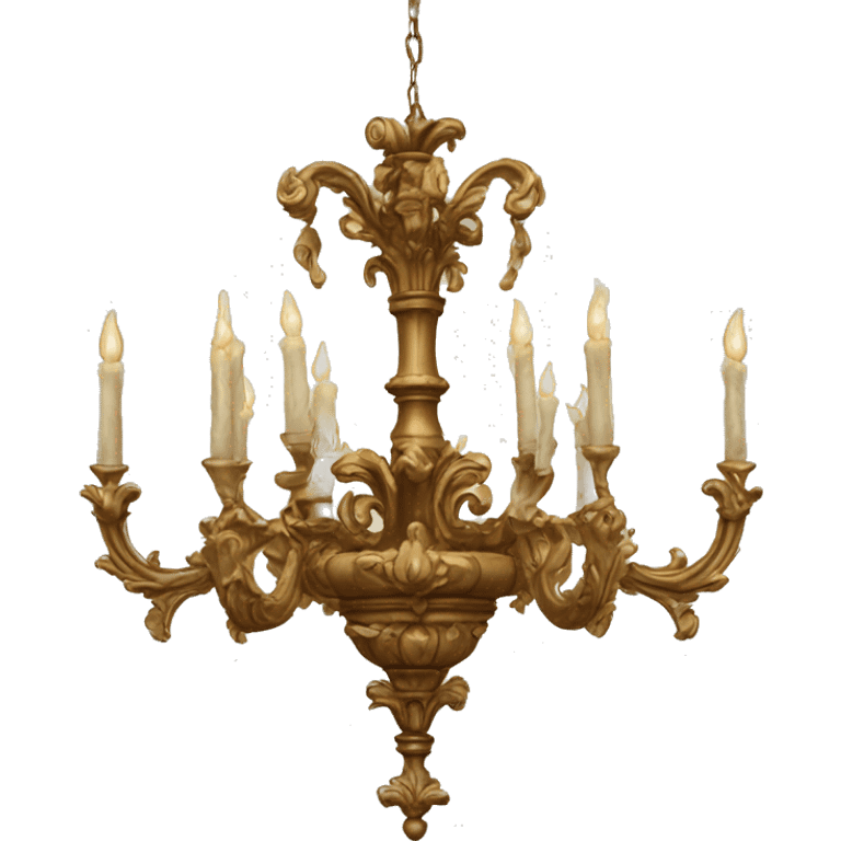 Antique baroque Chandelier  emoji