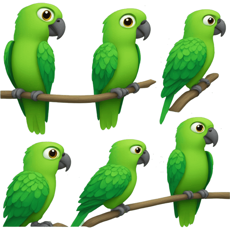  Green Parrot emoji