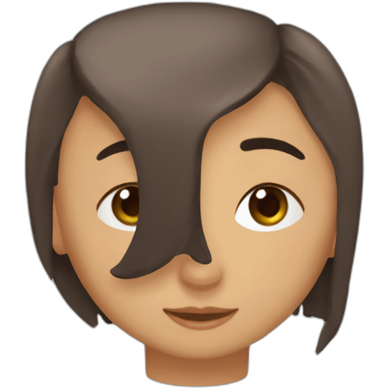 Chilena morena chascona enojada emoji