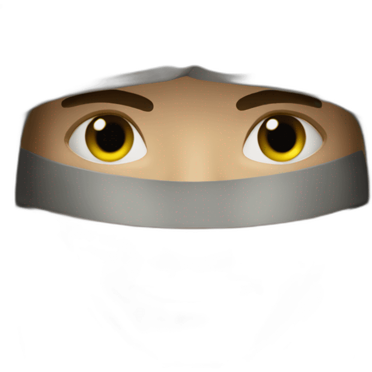 medieval assassin, face hidden emoji