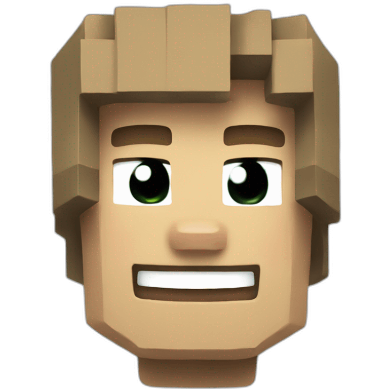 Laughing Emoji Minecraft Steve emoji