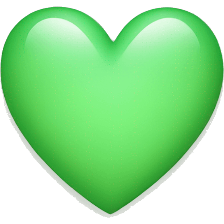 Light green heart emoji