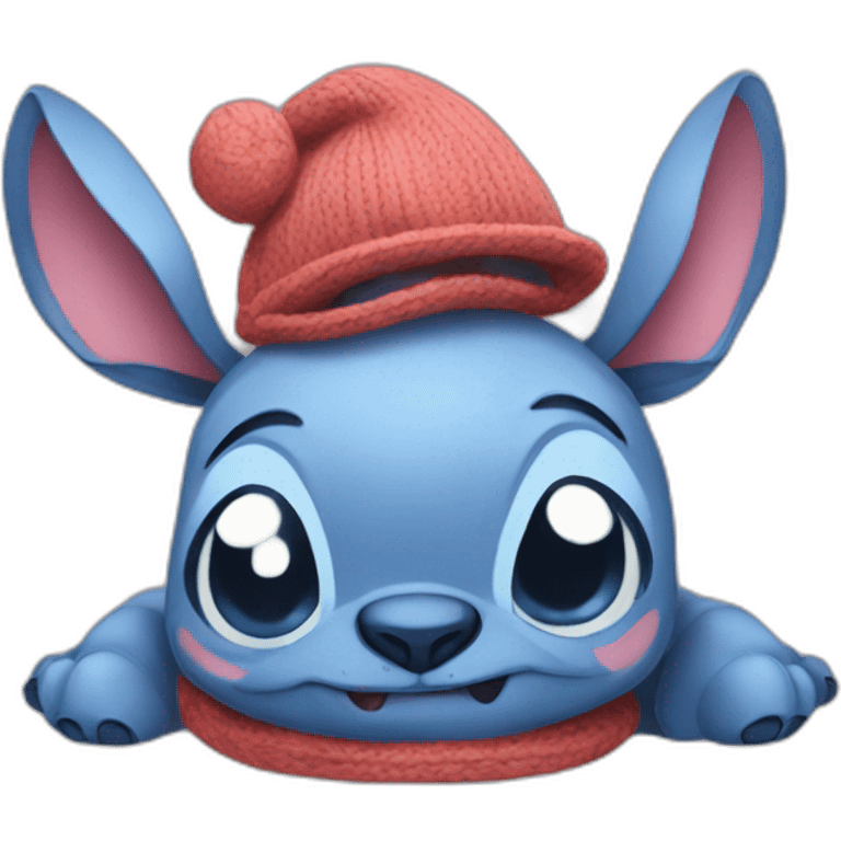 Stitch dessin animé emoji