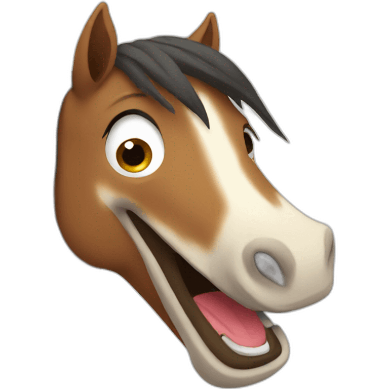 horse lAUGH emoji