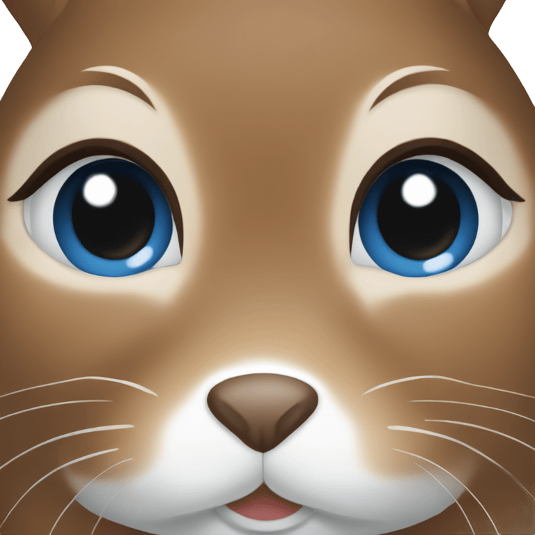 Dutch rabbit blue and brown eyes emoji