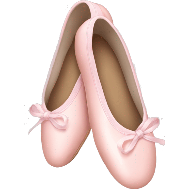 Pale pink ballet shoes emoji