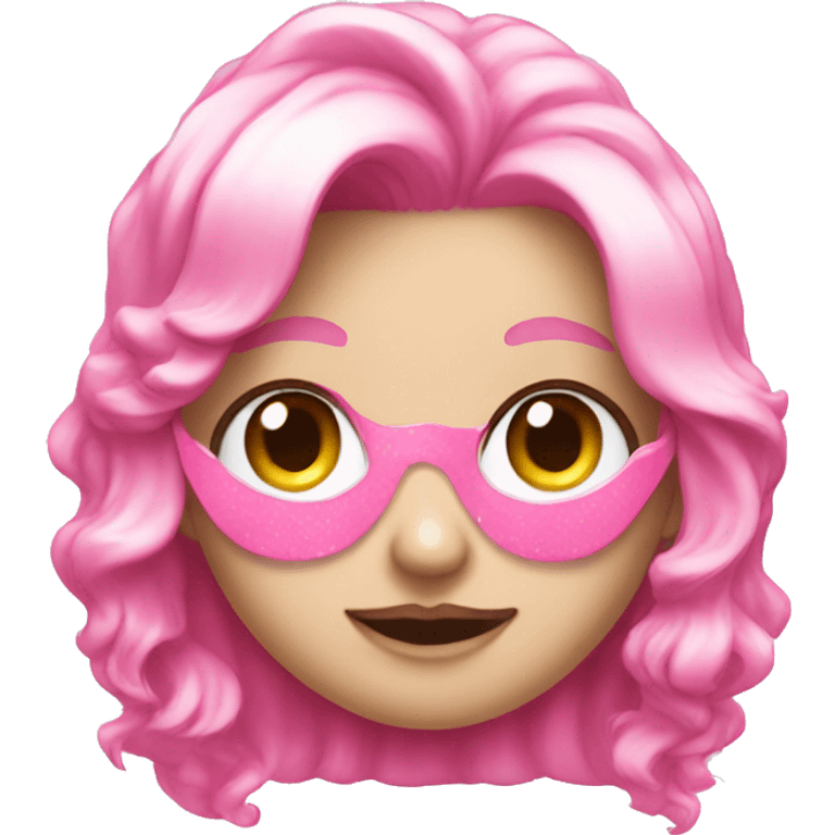 Sparkly pink ar emoji