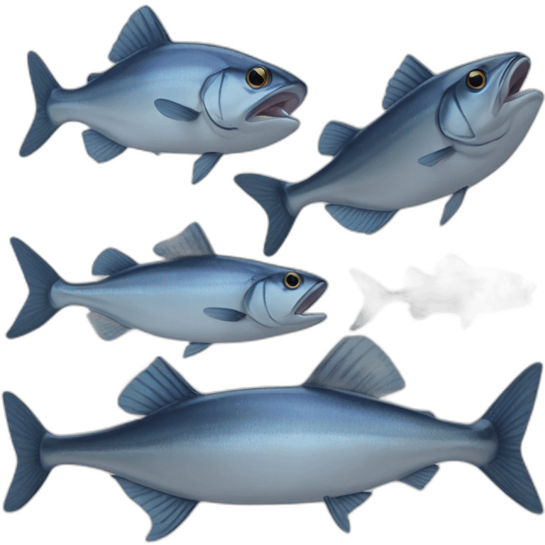 Black sea bluefish emoji